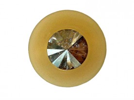 Resin Button with Crystal Rhinestone ART:SW 4, 28mm